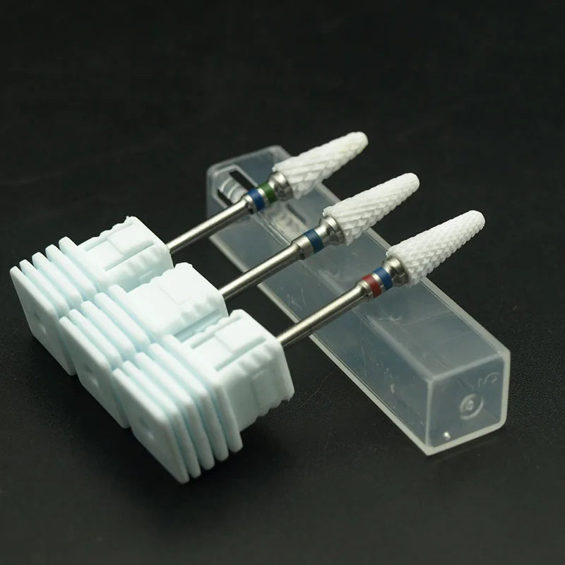 EasyNail 1pcs  Mill Ceramic Nail Drill Bits For Electric Manicure Machines Pedicure Nail Art Salon Polish Tools M0610.