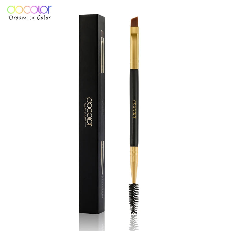 Docolor  Eyebrow Brush+Eyebrow Comb Beauty Eyebrow Brush Professional Makeup Brushes For Eye Brow Brush Eye Blending Brush.