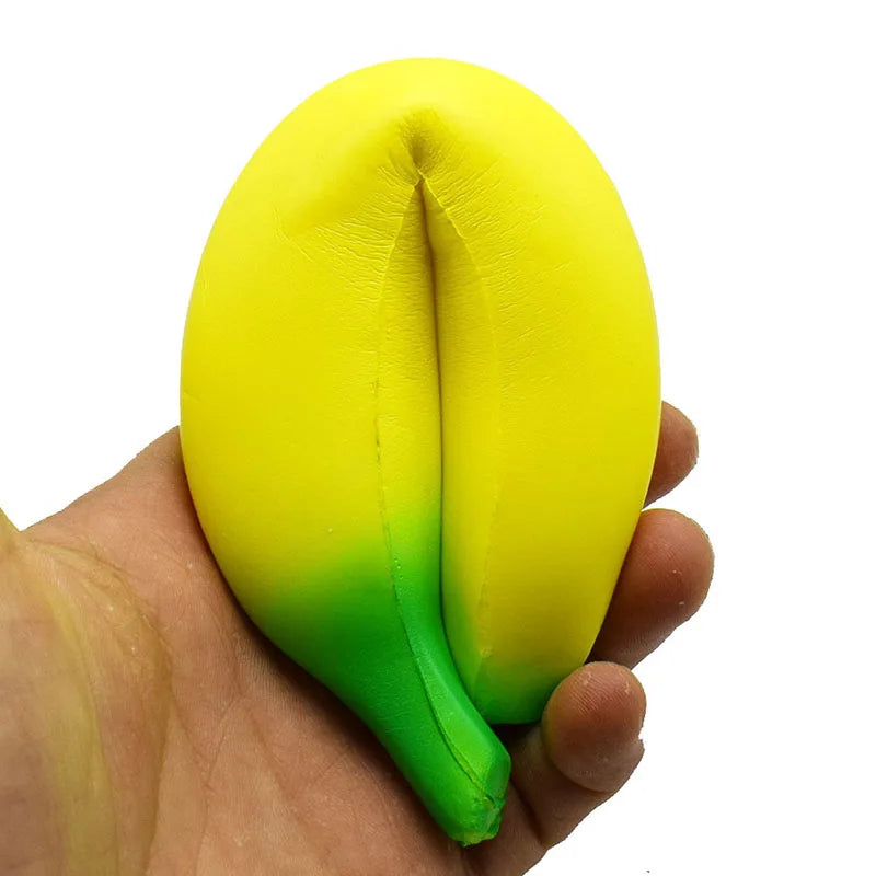 Anti-stress Squishy Banana Toys Slow Rising Jumbo Squishy Fruit Squeeze Toy Funny Stress Reliever Reduce Pressure Prop.