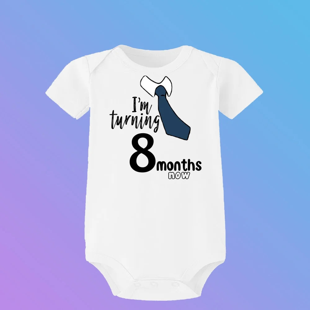 Monatlicher Meilenstein-Baby-Wachstums-Body, cooler Junge, 1–12 Monate, Einteiler, Babyparty, Geschenk, Monatsbilder, monatliche Overall-Kleidung.