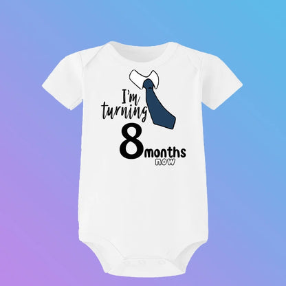 Monatlicher Meilenstein-Baby-Wachstums-Body, cooler Junge, 1–12 Monate, Einteiler, Babyparty, Geschenk, Monatsbilder, monatliche Overall-Kleidung.