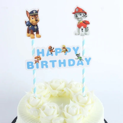 Disney 3D Cartoon  Pawed Wall Stickers For Kids Rooms Living Room Boys Girls Children Bedroom DIY Home Decor Patroling Car