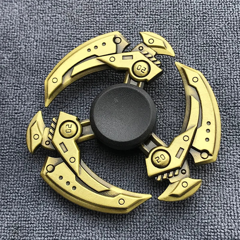 New Bronze Metal Alloy Fidget Spinner R188 Mute Bearing Hand Spinner Fingertip Gyro Stress Relief Toys For Kids Adult.