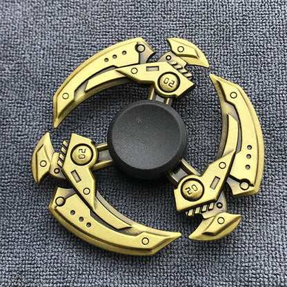 New Bronze Metal Alloy Fidget Spinner R188 Mute Bearing Hand Spinner Fingertip Gyro Stress Relief Toys For Kids Adult.