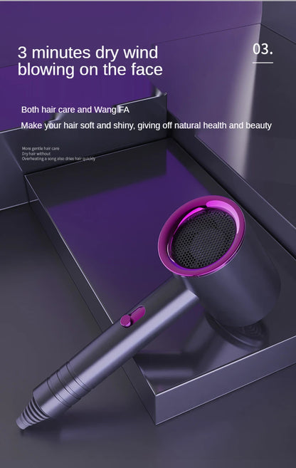 New Super High-Speed Hair Dryer Brushless Motor For Fast Drying Salon Professional Negative Ion Hair Care Styling Hair Dryer.