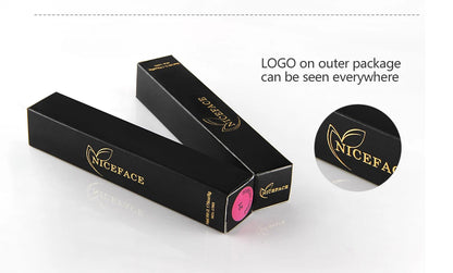 NICEFACE Matte Liquid Lipstick Waterproof Long Lasting Lip Gloss Tint Sexy Red Nude Purple Metallic Lipsticks Makeup Cosmetics.