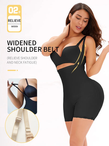 Women Full Body Shapewear Open-Bust Underwear Waist Trainer Corset Seamless Slimming Bodysuit Butt Lifter Plus Size 6XL