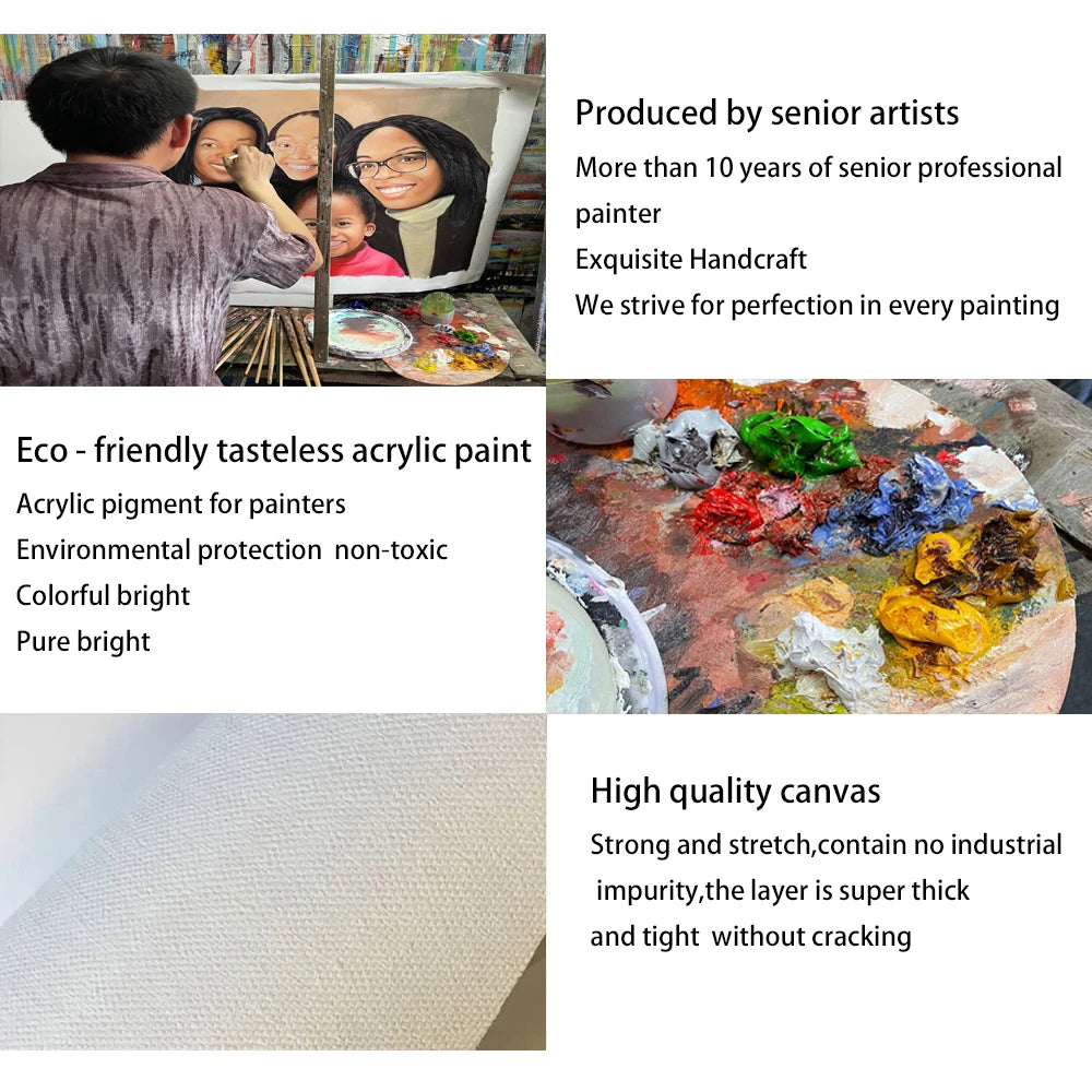 Thick Knife Oil Painting Abstract Hand Drawn Art Oil Painting Canvas Poster  Wall Art Decorative Pictures for Living Room Decor.