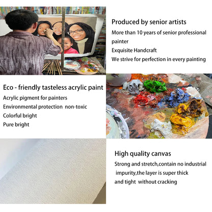 Thick Knife Oil Painting Abstract Hand Drawn Art Oil Painting Canvas Poster  Wall Art Decorative Pictures for Living Room Decor.