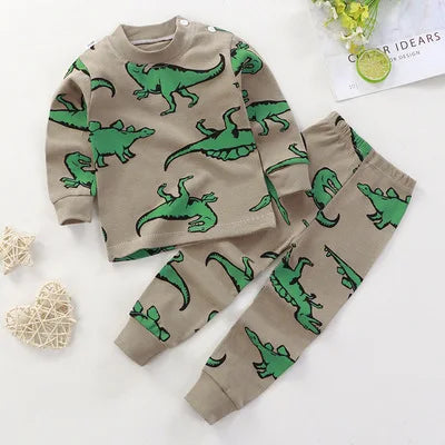 2024 frühling Herbst Neue Baby Kleidung Set Cartoon Baumwolle Baby Jungen Kleidung Mädchen Anzug Set 0-3 Jahre Baby kleidung