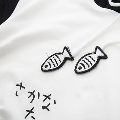 Spring Ladies Long Sleeve Cat Sweatshirt Womens Casual Kitty Cat Print Pocket Thin Hoodie Blouse Top Shirt худи женское платье.