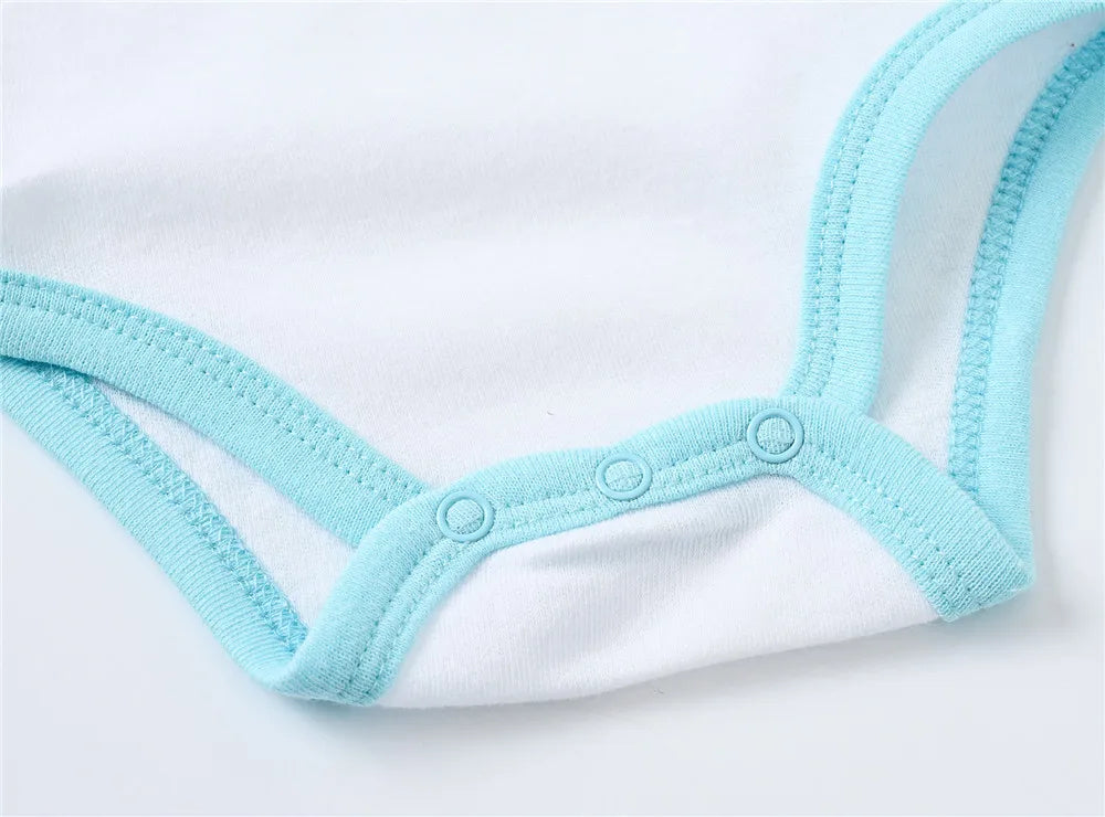 Kavkas 3-6 Teile/los Baby Jungen Body Kurzarm Baumwolle Neugeborene Kleidung Cartoon Print Sommer Kleinkind Overalls.