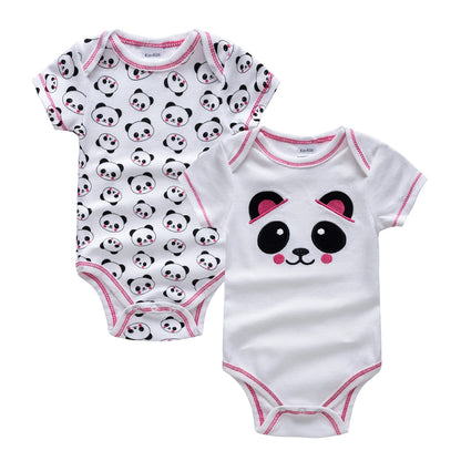 Honeyzone Sommer Baby Kleidung Säuglings Mädchen Strampler Nette Löwe Voller Druck Jungen Bodys 2 teile/satz Trottie Overalls Outfits Боди