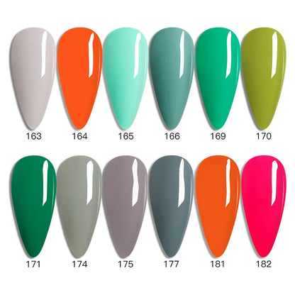Ibdgel 12 Colors 15ML Nail Gel Polish Nail Accessories Semi-permanent Varnish Nail Art Nail Soak Off LED UV Gel Nail Venalisa.