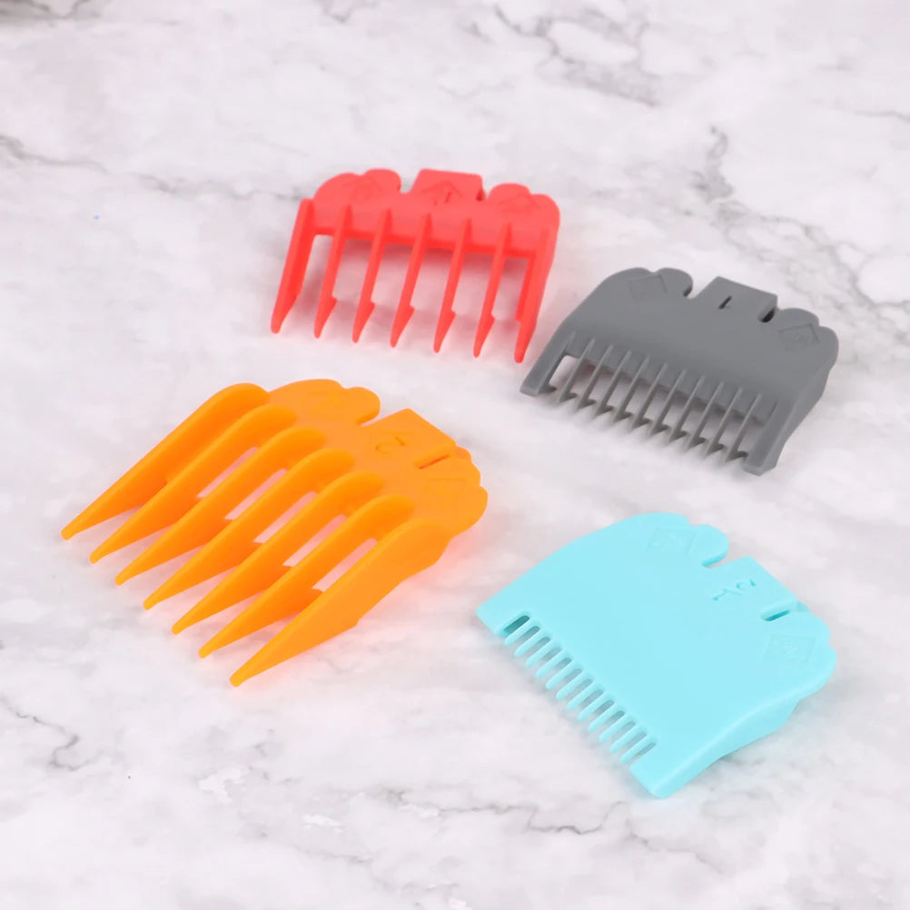 10pcs Hair Limit Comb Set Hair Clipper Guide Combs 1.5/3/4.5/6/10/13/16/19/22/25mm Cutting Guides for Whal Clippers Barber.