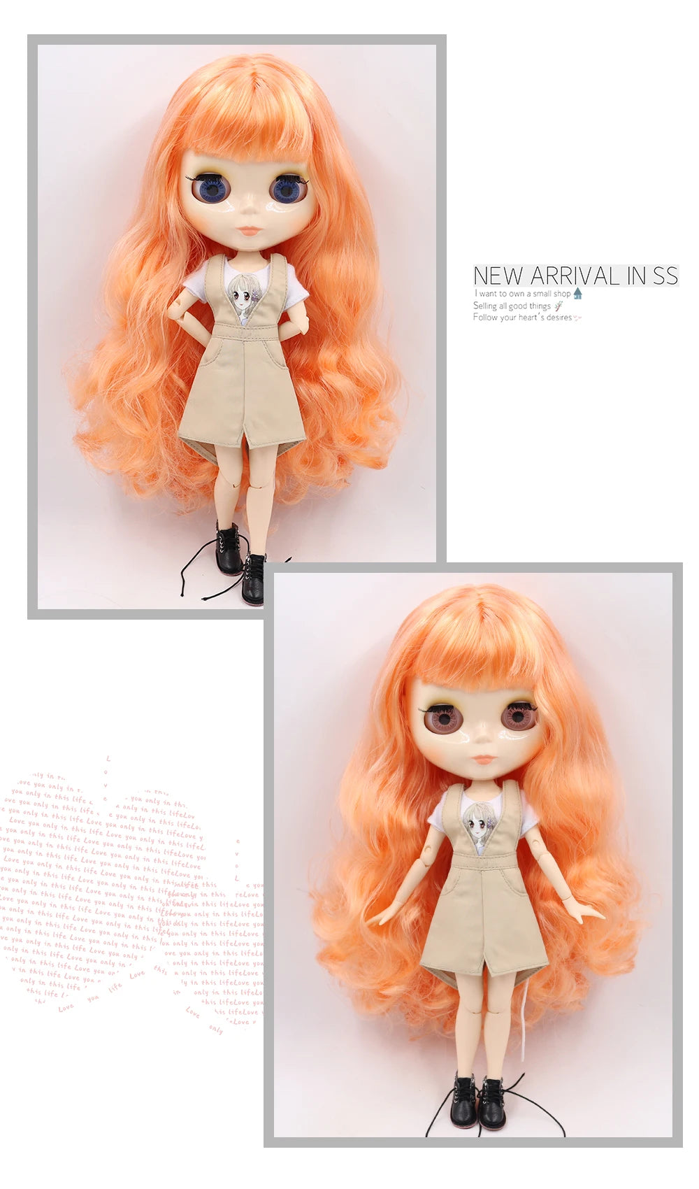 ICY DBS blyth doll 1/6 bjd toy joint body white skin shiny & matte face 30cm on sale special price toy gift anime doll.