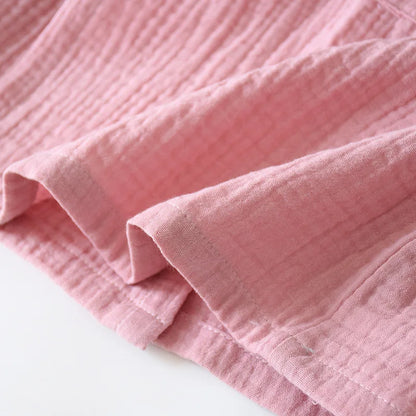 2025 japanisches Kimono-Set, 100 % Baumwolle, Pyjama, zweiteilig, Paar, Yukata, lockerer Herren- und Damen-Schweißdampfanzug, Heimservice-Set