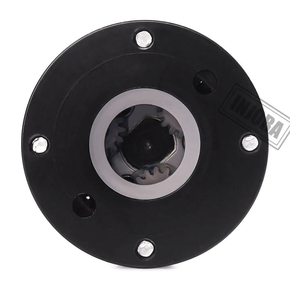 INJORA Metal 1:3 Ratio Reducer Planetary Gearbox Transmission Box for 1/10 RC Crawler Car Axial SCX10 RC Car 540 550 Motor Parts.