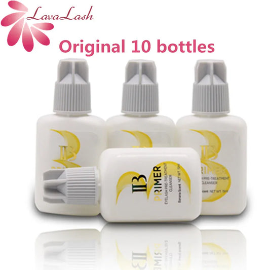 15ml ibeauty Primer for Eyelash Extensions Glue Application Korea Professional Clear Primer Makeup Tool 10 bottles.