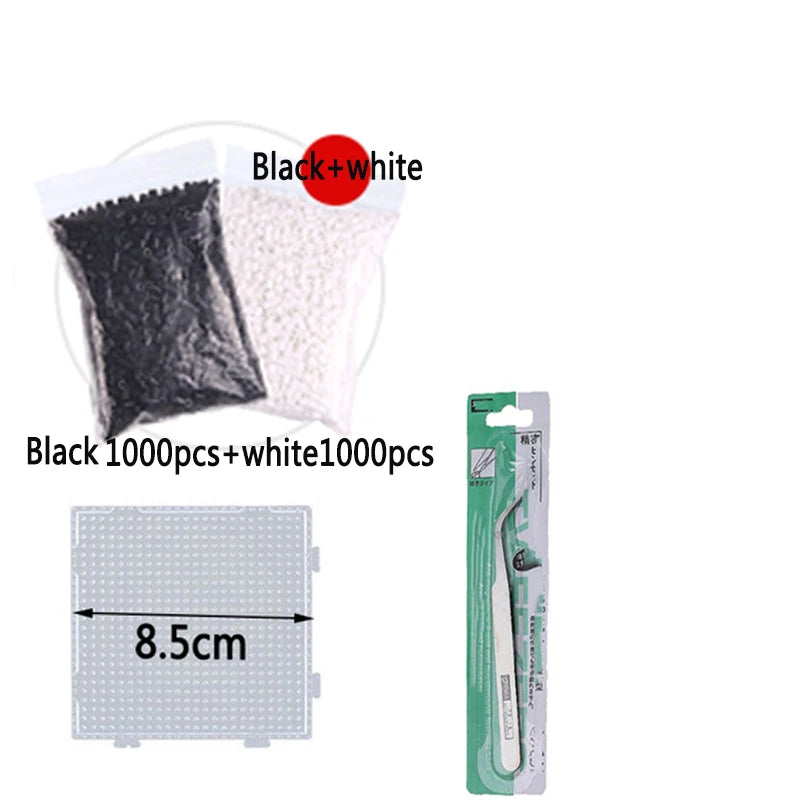 72 colors 24 colors 2.6mm Perler Fuse beads Iron beads Kit Hama beads 3D Puzzle DIY Toy Kids Creative Handmade Craft Toy Gift.