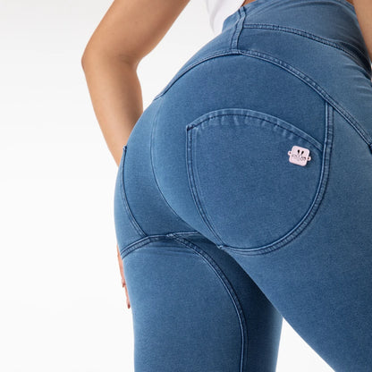 Shascullfites Melody High Rise Women's Jeans Black Pants Sports Female Gym Leggings for Women Tights Push-Up For Yoga