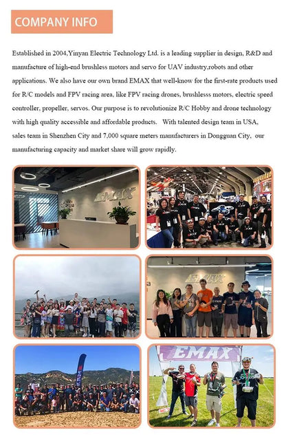 EMAX Official ECOIII Series 4Pcs 2207 3-6S 1700KV 1900KV 2400KV Brushless Motor for RC FPV Racing Drone RC Quadcopter Parts New.