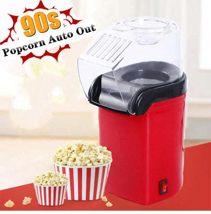 Oil-free air Corn machine,Pipoqueir eletrica hot air machine Mini Popcorn maker machine-1200W Household Healthy home kitchen.
