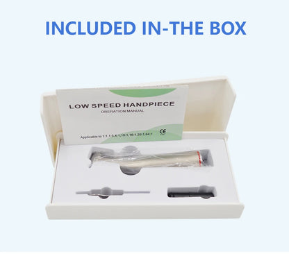 Dental Factory equipment increasing red ring 1:5 with light contra angle handpiece Push Button dental handpiece medical suppl.