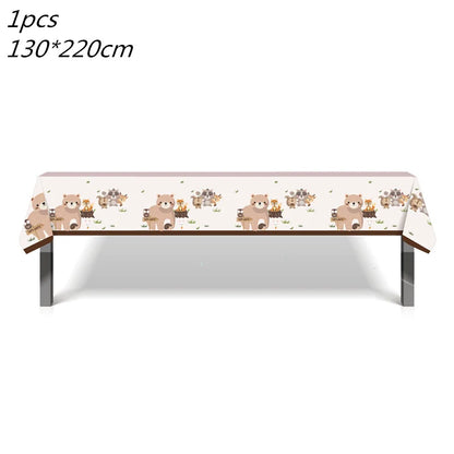 1–12 Monate Foto-Banner, Wald-Foto-Banner, alles Gute zum Geburtstag, Party-Dekoration, Babyparty, 1. Geburtstag, Junge, Mädchen, 12-Monats-Foto-Banner