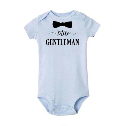 Kleine Gentleman Lustige Neugeborene Baby Sommer Strampler Infant Körper Kurzarm Baby Overall Kind Junge Mädchen Neue Geboren Body Kleidung.