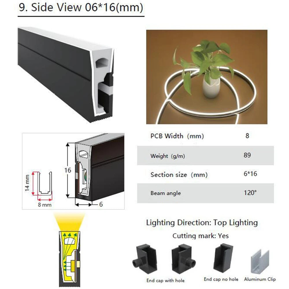 WS2812B WS2811 SK6812 LED Neon Rope Tube 5050 Flexible LED Strip Light Silica Gel Soft Lamp Tube IP67 Waterproof For Decoration.