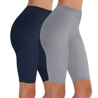 2pcs/3pcs Pack Eco-Friendly Viscose Spandex Legging Shorts For Woman Fitness Active Wear Very Soft Comfortable  M30181.