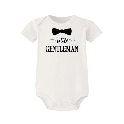 Kleine Gentleman Lustige Neugeborene Baby Sommer Strampler Infant Körper Kurzarm Baby Overall Kind Junge Mädchen Neue Geboren Body Kleidung.
