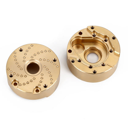 INJORA Heavy Brass Counterweight Portal Drive Housing Bumper Holder Axle Mount for RC Crawler TRX4 TRX-4 TRX6 Upgrade Parts