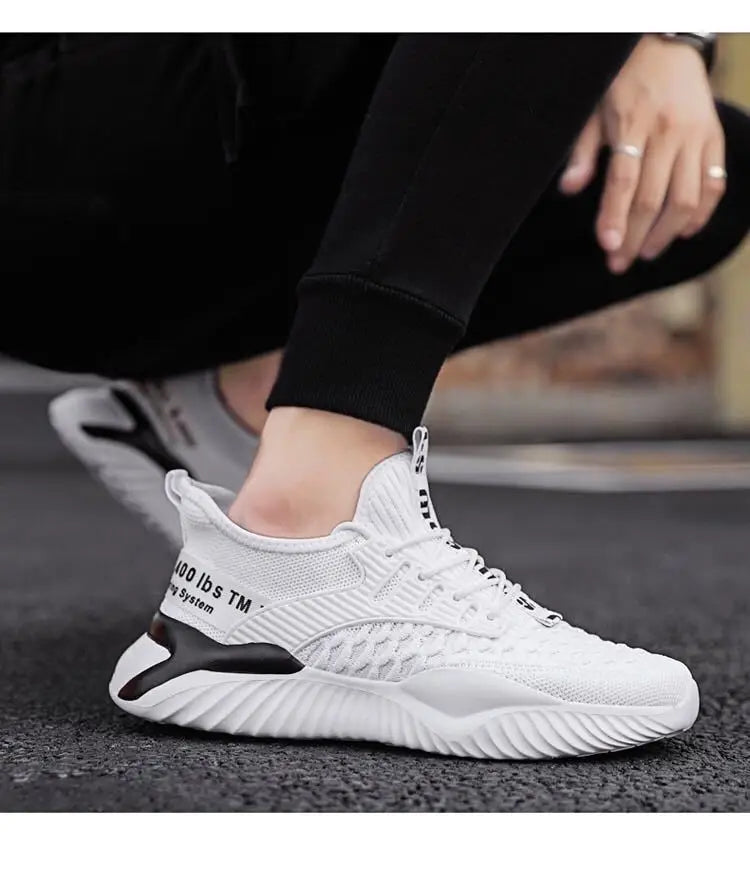 Lace-up Fashion Sneakers Men's Sports Shoes Comfortable Breathable Men Running Shoes Hot Sale Autumn Non-slip Training Shoes