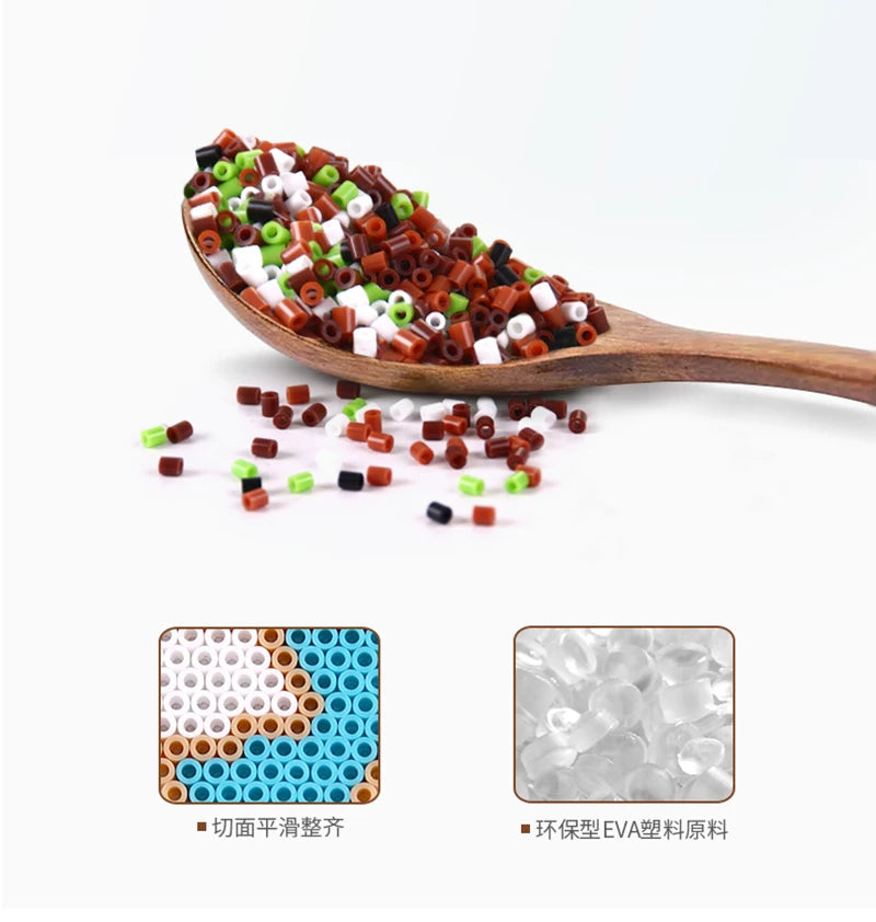 72 colors 24 colors 2.6mm Perler Fuse beads Iron beads Kit Hama beads 3D Puzzle DIY Toy Kids Creative Handmade Craft Toy Gift.
