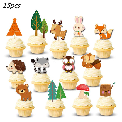 1–12 Monate Foto-Banner, Wald-Foto-Banner, alles Gute zum Geburtstag, Party-Dekoration, Babyparty, 1. Geburtstag, Junge, Mädchen, 12-Monats-Foto-Banner