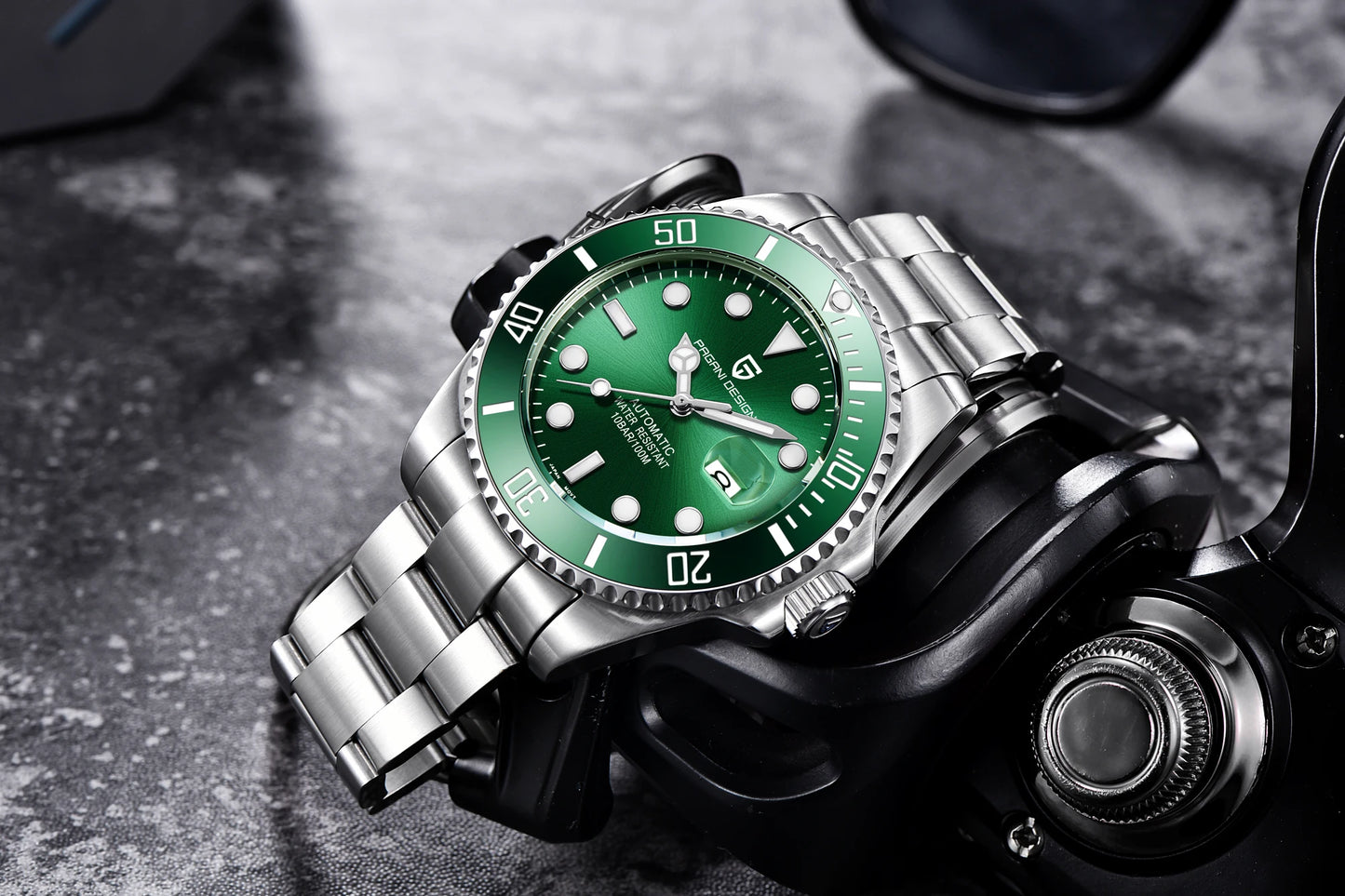 PAGANI DESIGN Top Brand Automatic Watch Luxury Sapphire Glass Mechanical Wristwatch Sports Stainless Steel Waterproof Men Watch.