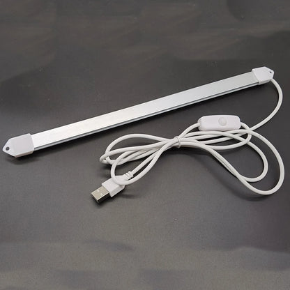 USB LED Tube light 5V 2835 SMD LED lamp 32CM 52cm Rigid strip light bulb Bar Reading Book Desk lamp Night light Ultrathin Closet.