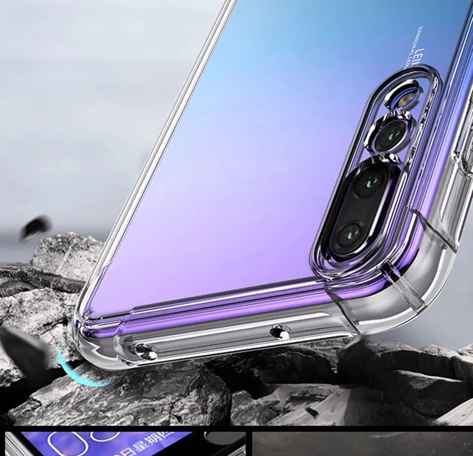 Luxury Soft Case For Huawei P20 P30 Lite Pro Protective Transparent Case Mate 20 30 Lite Honor 20 Lite pro Silicone Back Cover.