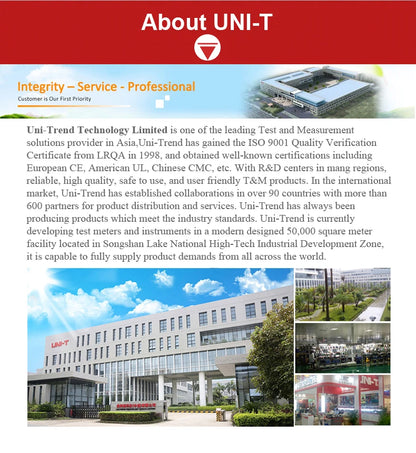 UNI-T Zangenmessgerät UT207B UT208B AC DC Amperometrische Zange Digitalmultimeter Amperemeter Zange Einschaltstrom Tester Werkstatt Werkzeuge