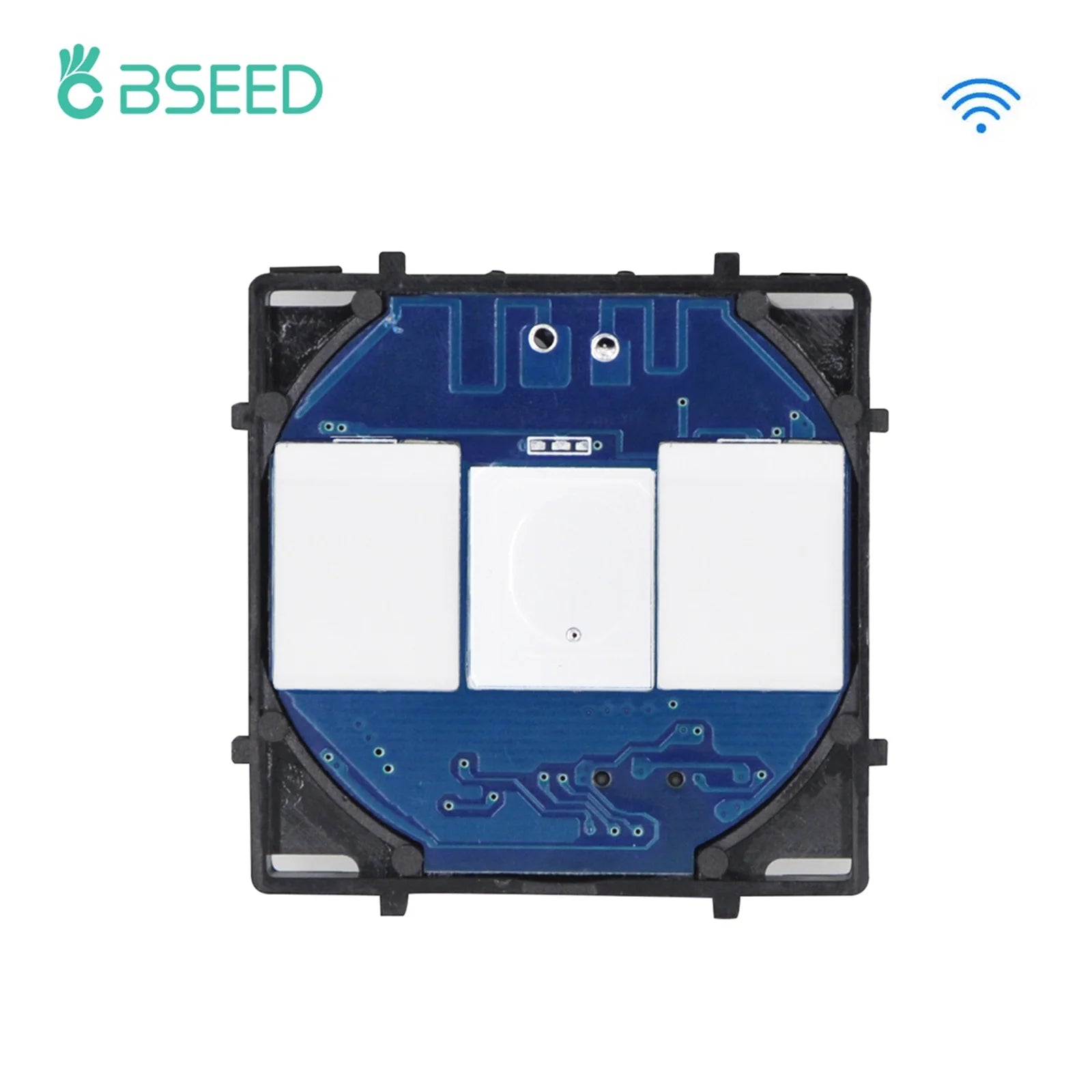 BSEED Smart Touch Schalter Funktion Schlüssel 1/2/3Gang 1/2/3Way WIFI Licht Schalter Basis DIY Teile Smart App Steuerung Neutral Erforderlich.