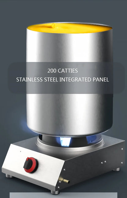 Shaped Single Stove Household Liquefied Petroleum Gas Stove Pulse Electronic Ignition Stove Thickened Stainless Steel Gas Stove.