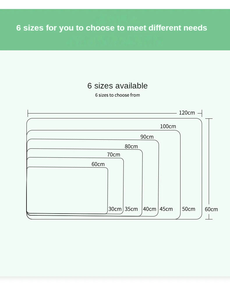 white mousepad Portable Mouse pad large Gaming Waterproof Non-slip PU Suede Desk Mat Computer Keyboard desk pad Mats.