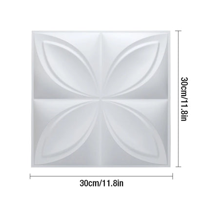 30x30cm 3D three-dimensional wall sticker decorative living room wallpaper mural waterproof 3d wall panel mold bathroom kitchen