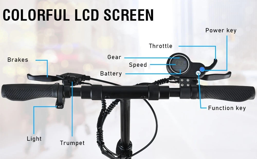 JOYOR Y8-S Electric Scooter 500W EScooter 48V 26 Ah Speed 20km/h Range 55-75km 10” Inflatable Tires Electric Scooters with ABE.