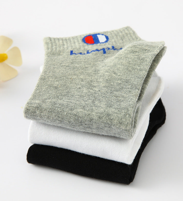 5/10/20 Pairs Men Ankle Socks Cotton Brand Classic Fashion Black White Socks Breathable Mesh Athletic Sports Socks for Summer.