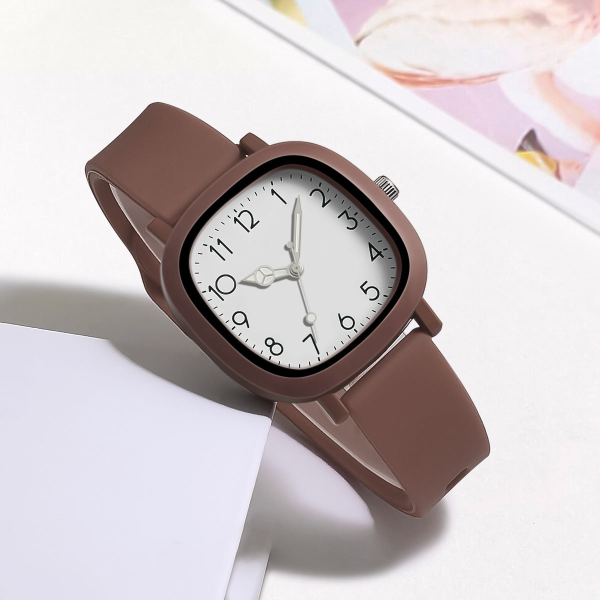 Fashion Brand Bear Women Quartz Watch 2024 Ladies Casual Silicone Jelly Watches Clock Girl Gift Zegarek Damski.