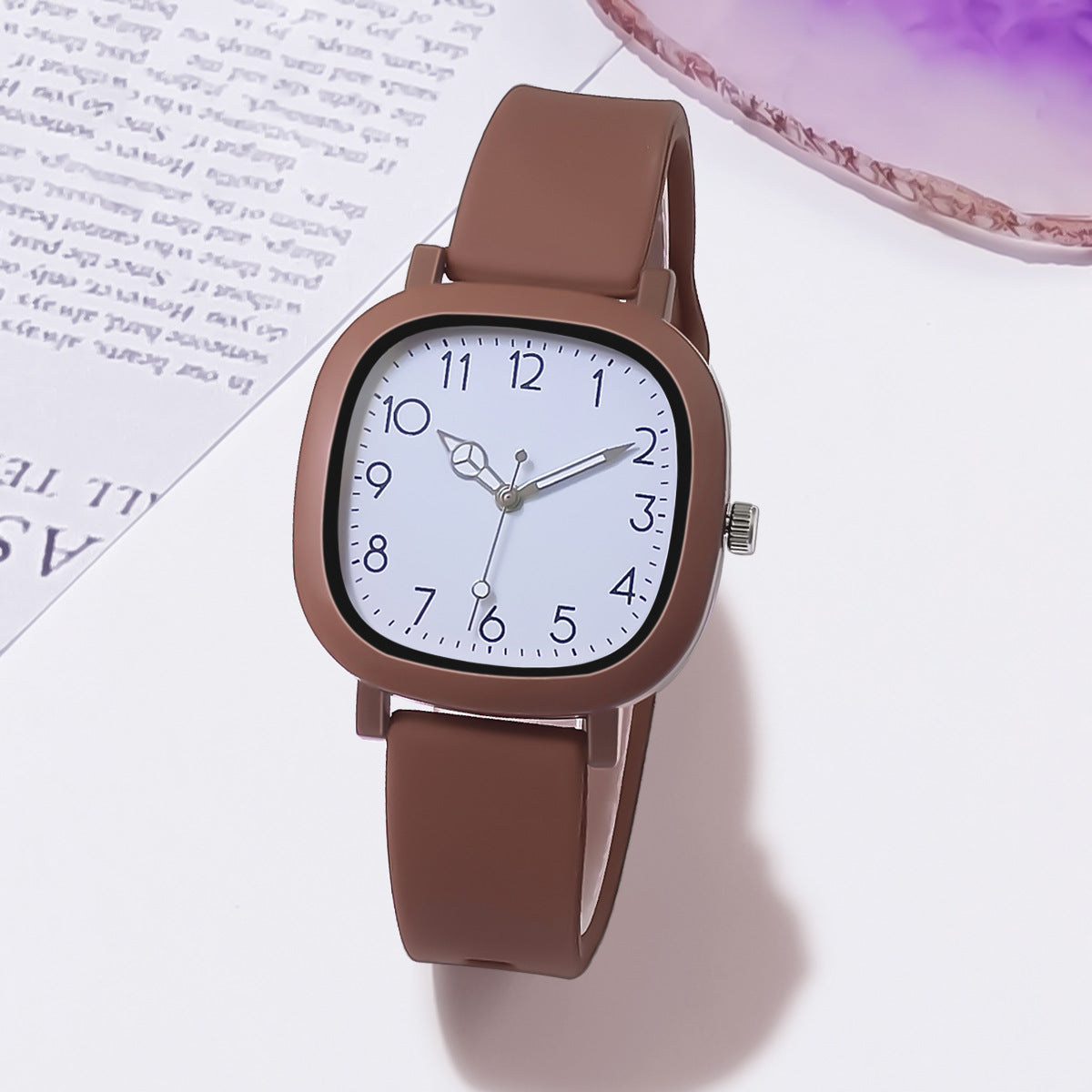 Fashion Brand Bear Women Quartz Watch 2024 Ladies Casual Silicone Jelly Watches Clock Girl Gift Zegarek Damski.