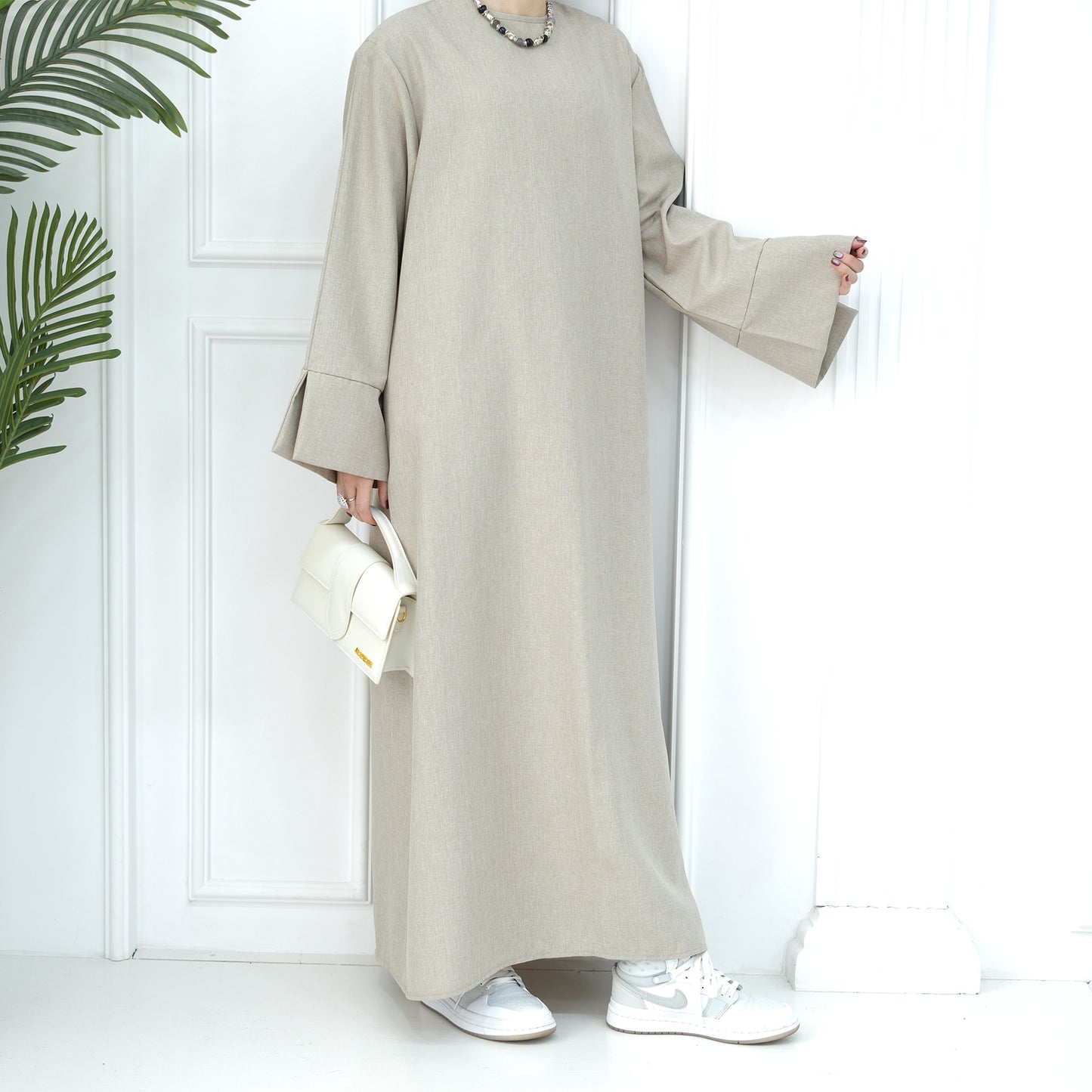 2024 New Dubai Abaya for Muslim Women Eid Ramadan Modest Dress Türkiye Loose Large Elegant Dress Gown Female Islam Clothing